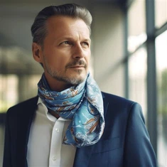 गर्मियों के लिए पुरुषों का पतला दुपट्टा