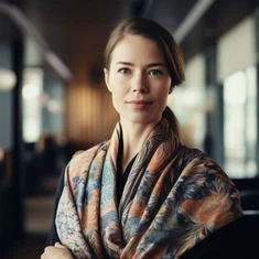 विंटेज रेशम शॉल